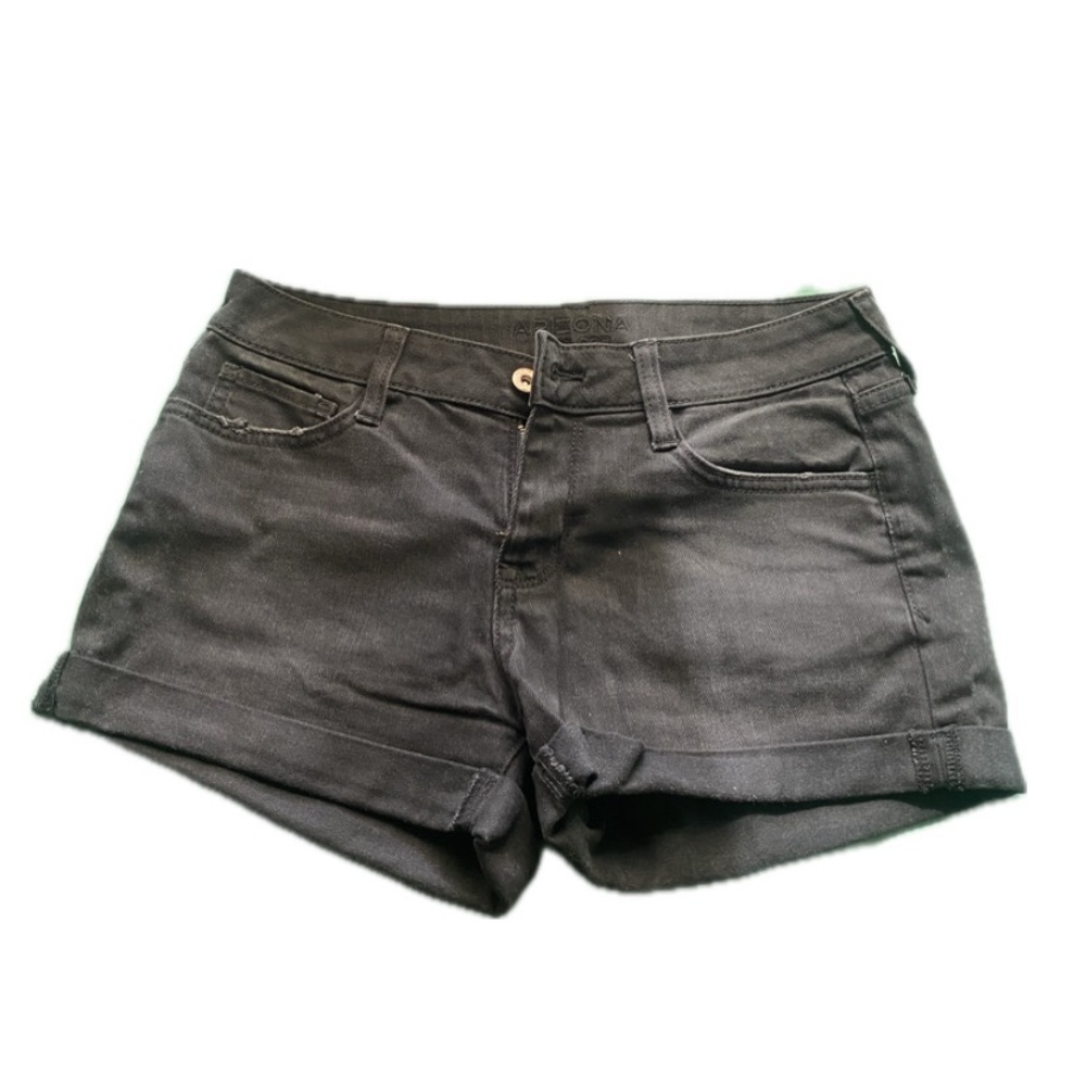 Arizona jean co. black denim shorts